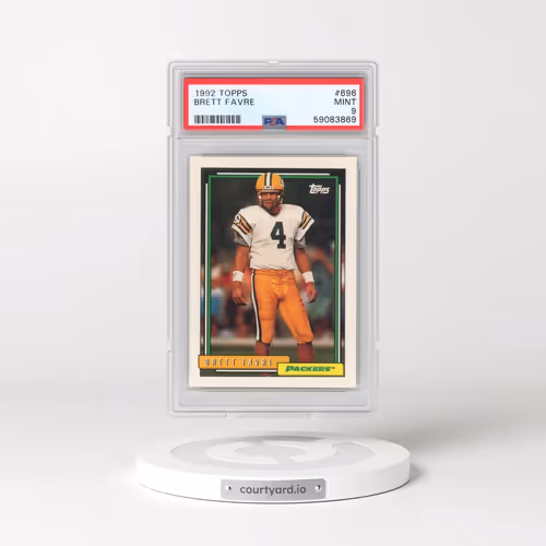 1992 Topps #696 Brett Favre (PSA 9 MINT)