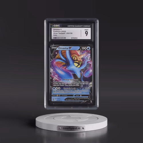 2022 Silver Tempest #035/195 Omastar V - Holo (CGC 9 MINT)