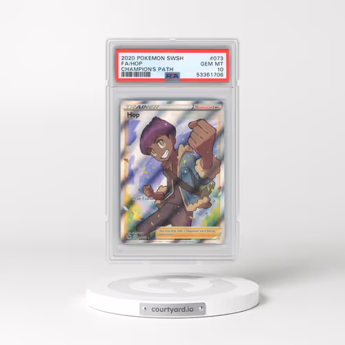 2020 Pokémon Sword & Shield Champion's Path #073 Hop - Full Art (PSA 10 GEM MINT)