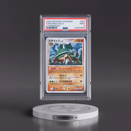 2008 Pokémon Stormfront #059 Torterra - Holo (PSA 9 MINT)