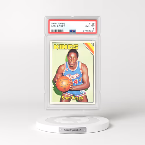 1975 Topps #158 Sam Lacey (PSA 8 NM-MT)