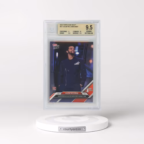 2024 Topps Now #D1 Caleb Williams (BGS 9.5 GEM MINT)