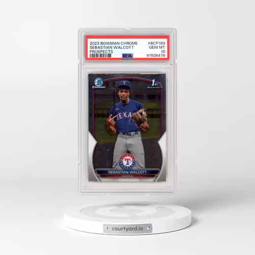 2023 Bowman Chrome Prospects #BCP189 Sebastian Walcott (PSA 10 GEM MINT)