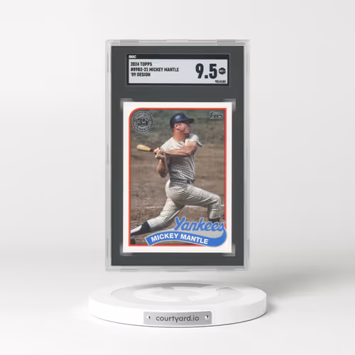 2024 Topps #89B2-21 Mickey Mantle - '89 (SGC 9.5 MINT+)