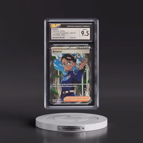2025 Pokémon Pre EN-Prismatic Evolutions #132 Amarys - Ultra Rare (CGC 9.5 MINT+)