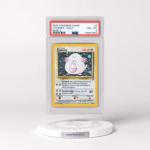 2000 Pokémon Game Base II #3 Chansey - Holo (PSA 8 NM-MT)