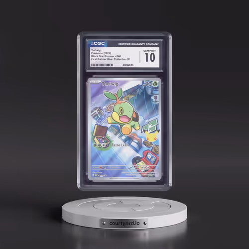 2025 Black Star Promos - Mega Evolution MEP EN #40 Turtwig First Partner Illustration Collection Series 1 (Holo)