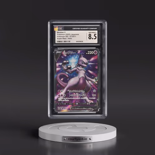 2022 Pokémon GO #073/071 Mewtwo V - Super Rare Holo (CGC 8.5 NM-MT+)