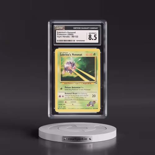 2000 Gym Heroes #96/132 Sabrina's Venonat (CGC 8.5 NM-MT+)