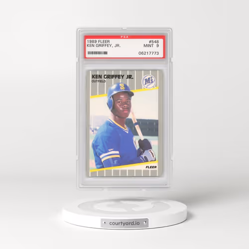 1989 Fleer #548 Ken Griffey Jr (PSA 9 MINT)