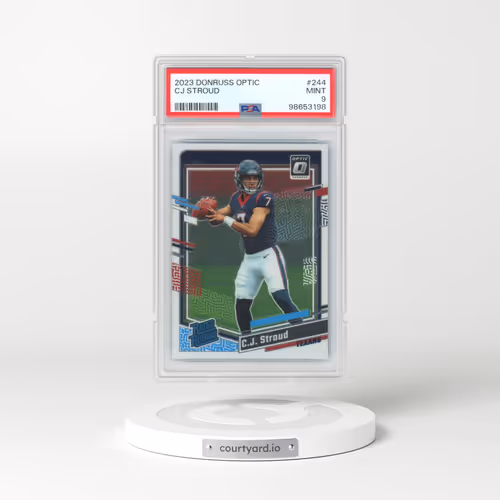 2023 Panini Donruss Optic #244 CJ Stroud (PSA 9 MINT)