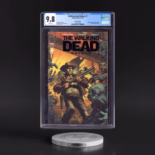 Walking Dead Deluxe #1 CGC 9.8 White Pages (Image/Skybound, 10/20) - Universal Black Foil Edition