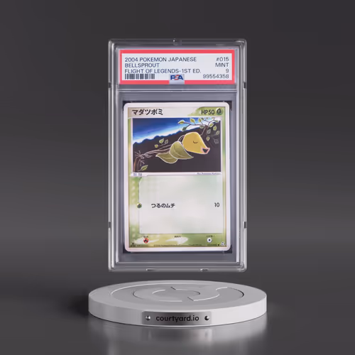2004 Pokémon Flight of Legends #015 Bellsprout - 1st Edition (PSA 9 MINT)