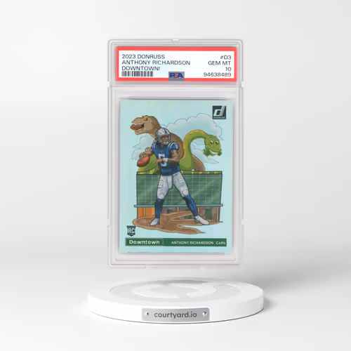 2023 Panini Donruss Downtown! #D3 Anthony Richardson (PSA 10 GEM MINT)
