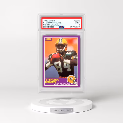 1989 Score Supplemental #333S Sterling Sharpe (PSA 9 MINT)