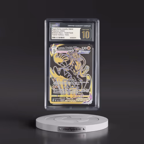 2022 Brilliant Stars #TG30/TG30 Rapid Strike Urshifu VMAX - Trainer Gallery Holo (CGC 10 PRISTINE)