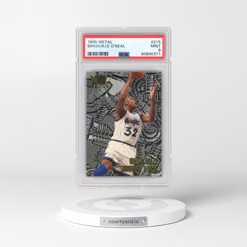 1995 Metal #215 Shaquille O'Neal (PSA 9 MINT)