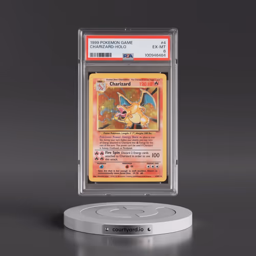 1999 Pokémon Game #4 Charizard - Holo (PSA 6 EX-MT)