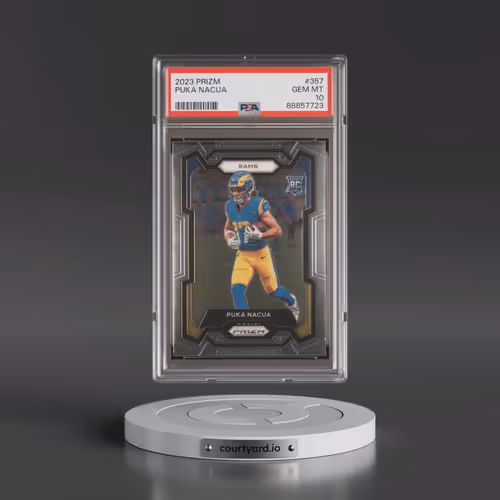 2023 Panini Prizm #357 Puka Nacua (PSA 10 GEM MINT)