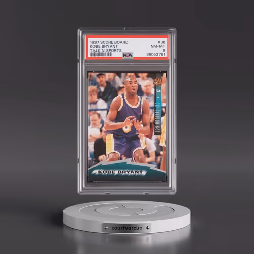 1997 Score Board Talk N' Sports #36 Kobe Bryant (PSA 8 NM-MT)