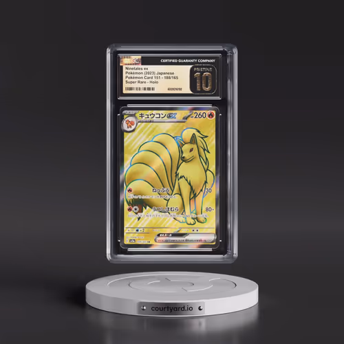 2023 Pokémon Card 151 #188/165 Ninetales ex - Super Rare Holo (CGC 10 PRISTINE)