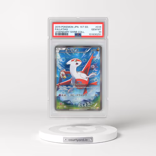 2015 Pokémon Legendary Shine Collection #018 Latias - 1st Edition Full Art (PSA 10 GEM MINT)