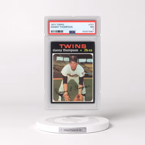 1971 Topps #127 Danny Thompson (PSA 7 NM)