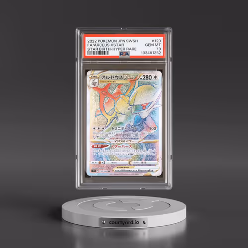 2022 Pokémon Sword & Shield Star Birth #120 Arceus Vstar - Full Art Hyper Rare (PSA 10 GEM MINT)