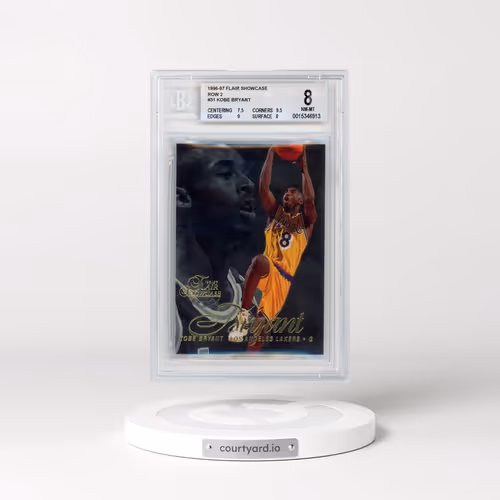 1996 Flair Showcase #31 Kobe Bryant - Row 2 (BGS 8 NM-MT)