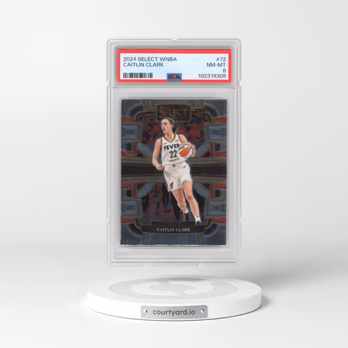 2024 Panini Select WNBA #72 Caitlin Clark (PSA 8 NM-MT)