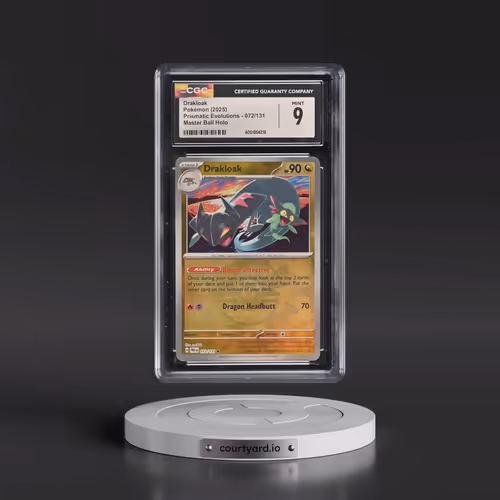 2024 Prismatic Evolutions - PRE EN #072/131 Drakloak - Master Ball Holo (CGC 9 MINT)