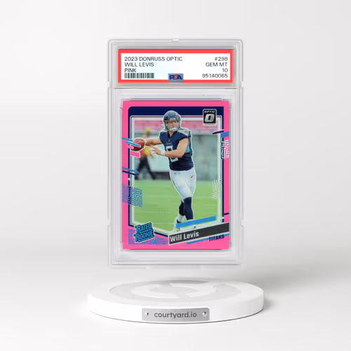 2023 Panini Donruss Optic #298 Will Levis - Pink (PSA 10 GEM MINT)