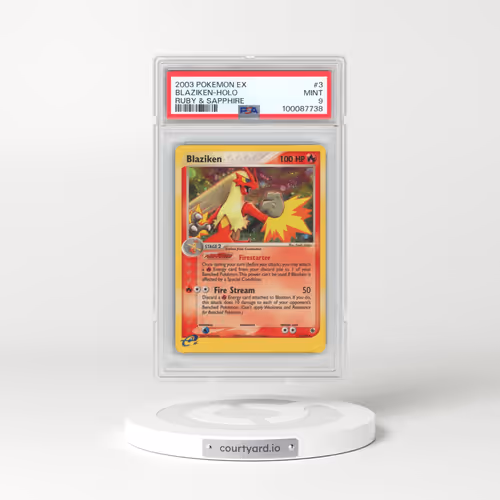 2003 Pokémon EX Ruby & Sapphire #3 Blaziken - Holo (PSA 9 MINT)