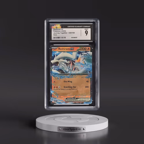 2025 Pokémon Jtg EN-Journey Together #030 Reshiram EX - Holo (CGC 9 MINT)