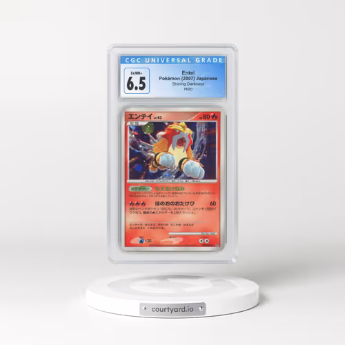 2007 Japanese Shining Darkness #294 Entei - Holo (CGC 6.5 EX-NM+)