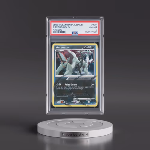 2009 Pokémon Platinum Arceus #AR1 Arceus - Holo (PSA 8 NM-MT)