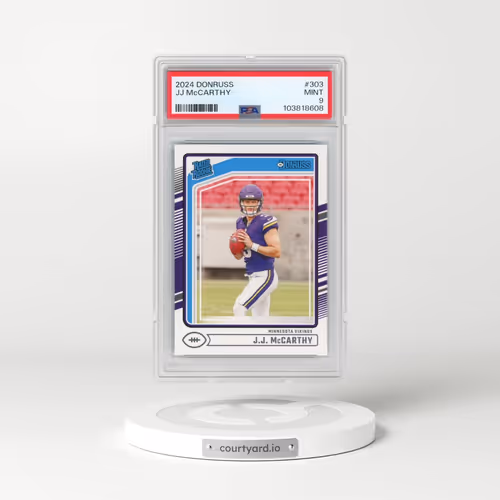 2024 Panini Donruss #303 JJ McCarthy (PSA 9 MINT)