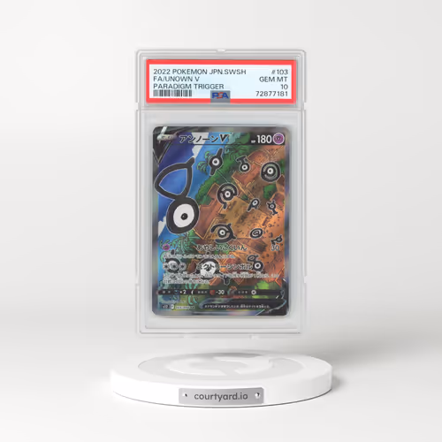 2022 Paradigm Trigger #103 Unown V - Super Rare Holo (PSA 10 GEM MINT)