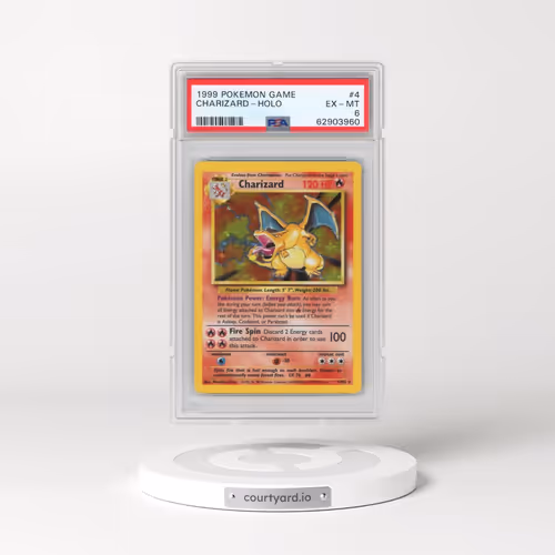 1999 Pokémon Game #4 Charizard - Holo (PSA 6 EX-MT)