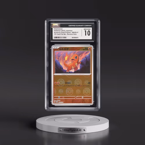 2022 Scarlet & Violet Promos CharmanderDNU - Reverse Holo 151 Card File Set Poké Ball (CGC 10 GEM MI