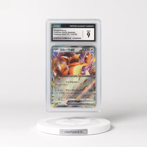 2023 Pokémon Card 151 #115/165 Kangaskhan ex (CGC 9 MINT)