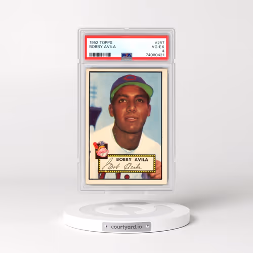 1952 Topps #257 Bobby Avila (PSA 4 VG-EX)