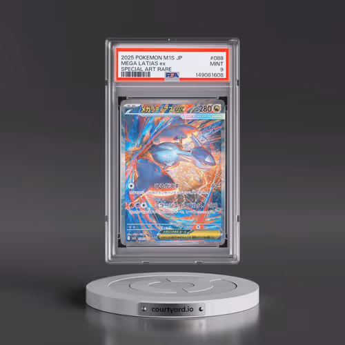 2025 Pokémon M1s-Mega Symphonia #088 Mega Latias EX - Holo Special Art Rare (PSA 9 MINT)