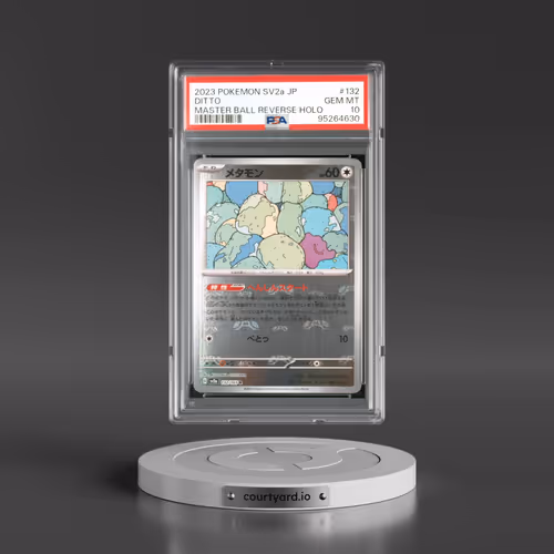 2023 Pokémon Sv2a-Pokemon 151 #132 Ditto - Reverse Holo Master Ball (PSA 10 GEM MINT)