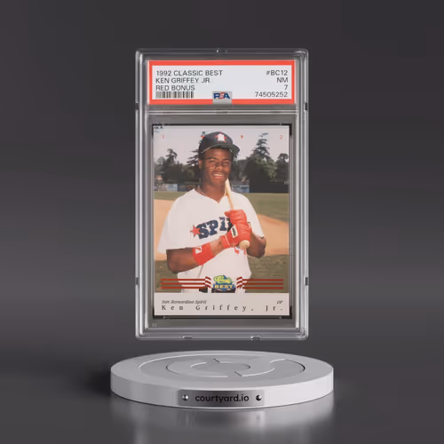 1992 Classic Best Red Bonus #BC12 Ken Griffey Jr (PSA 7 NM)