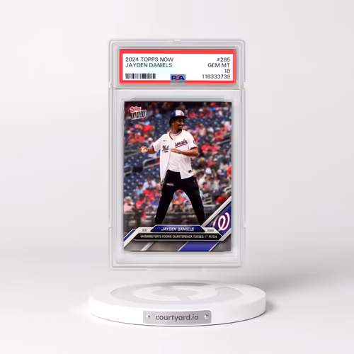 2024 Topps Now #285 Jayden Daniels (PSA 10 GEM MINT)