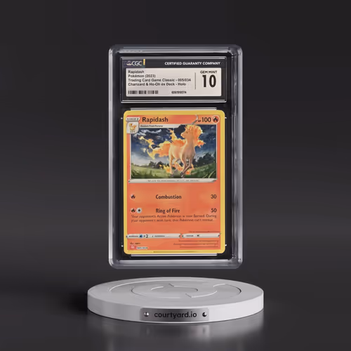 2023 Trading Card Game Classic - CLV, CLC, CLB #005/034 Rapidash - Charizard & Ho-Oh ex Deck - CLC H