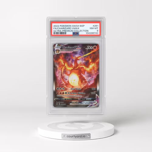 2022 Pokémon Swsh Black Star Promo #261 Charizard Vmax - Full Art Sword & Shield Ultra-Premium Collection-Charizard (PSA 8 NM-MT)