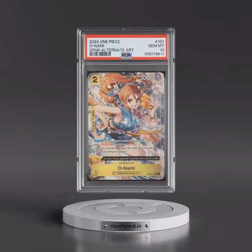 2024 One Piece OP06-Wings of the Captain #101 O-Nami - Alternate Art (PSA 10 GEM MINT)