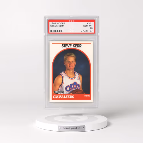 1989 Hoops #351 Steve Kerr (PSA 10 GEM MINT)